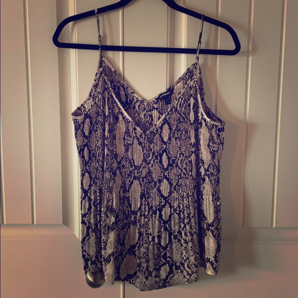 Express Snakeskin Cami-NEW WITH TAGS